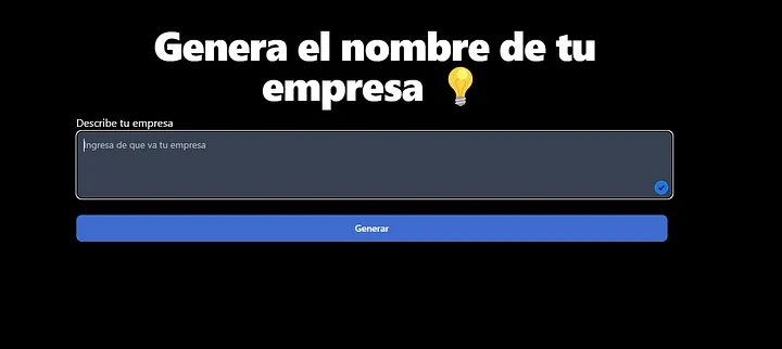 Generador de nombres de empresa